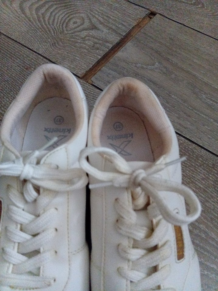 Beyaz Kadın Dolgu Topuk Spor Ayakkabı - Görsel 5