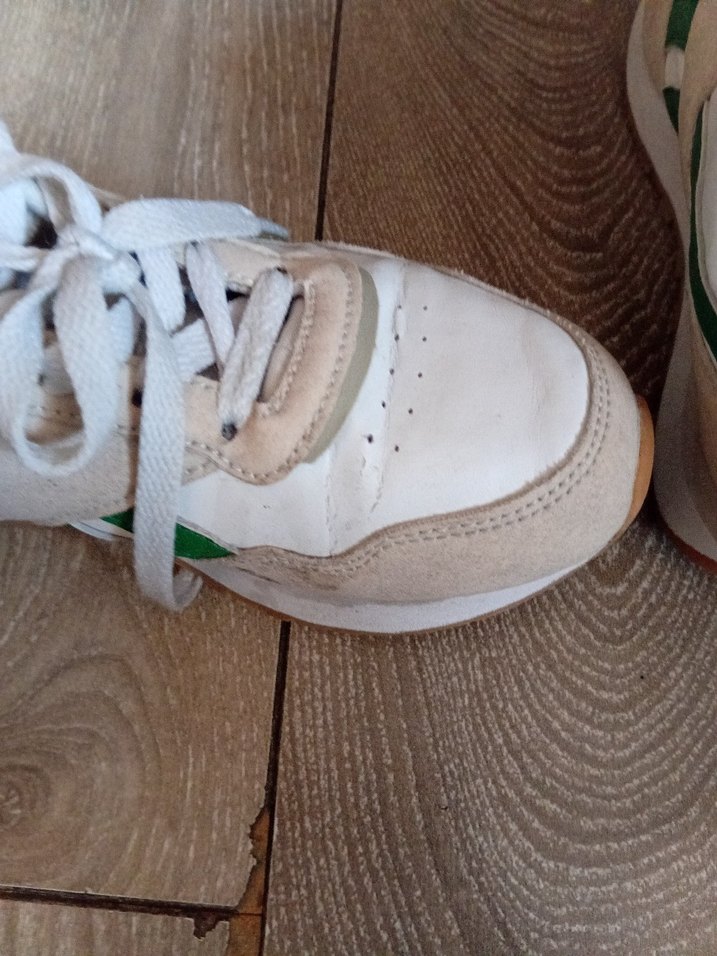 Reebok Beyaz Yeşil Platform Spor Ayakkabı - Görsel 5