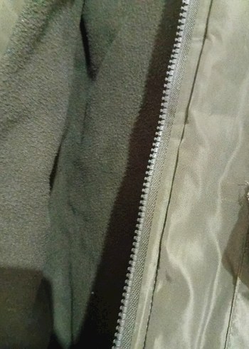 Erkek Çocuk Kemerli Koyu Yeşil Mont - Görsel 5