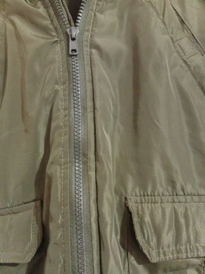 Erkek Çocuk Kemerli Koyu Yeşil Mont - Görsel 4