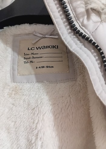 Kız Çocuk Gri Suni Kürklü Mont - Görsel 5