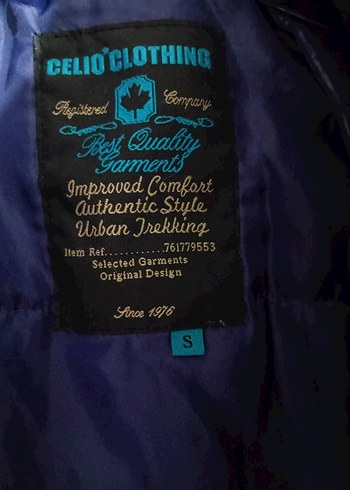 Kadın Parlak Mavi Street Style Kış Montu - Görsel 8