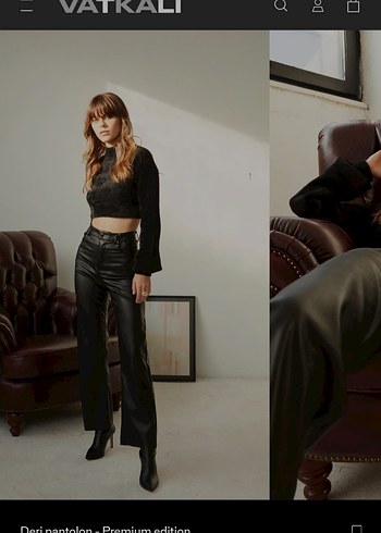 Vatkali Limied Edition Deri Pantolon - Görsel 3