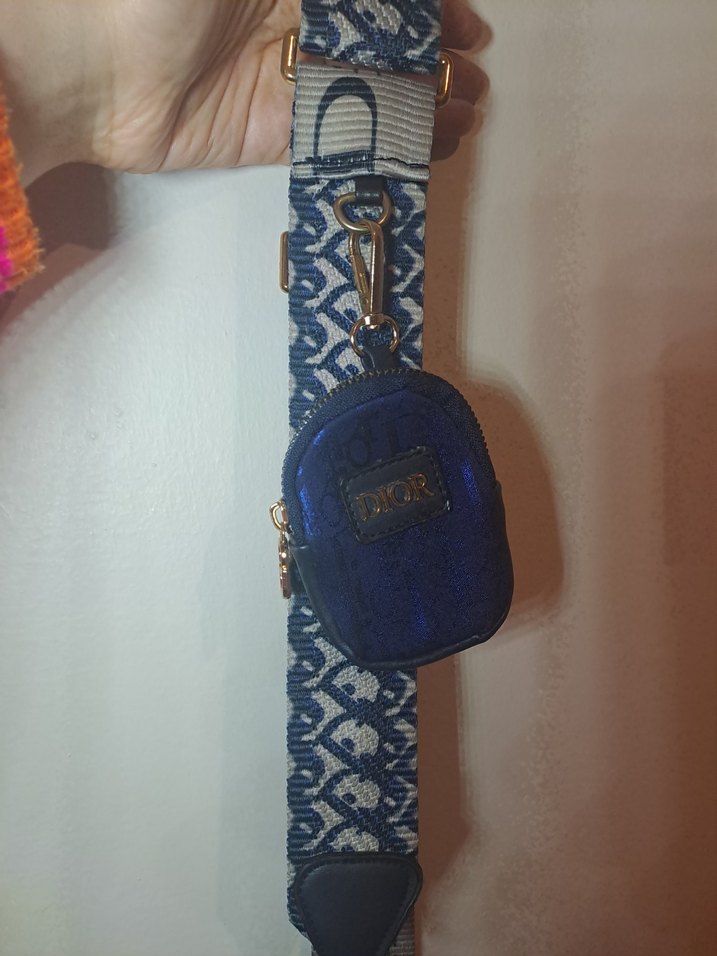 Dior Lacivert Fermuarlı Kadın Çanta - Görsel 4