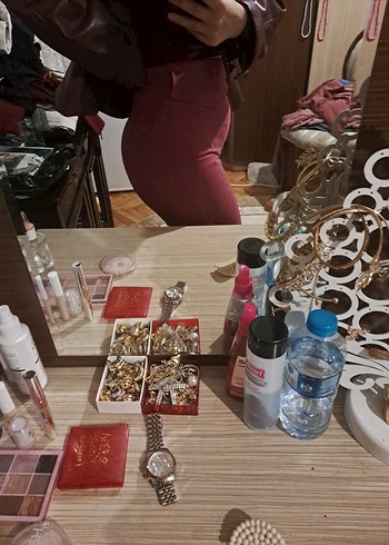 Fusya ispanyol Silky Kumaş Pantolon - Görsel 5