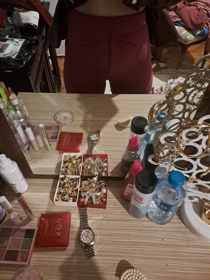 Fusya ispanyol Silky Kumaş Pantolon - Görsel 4