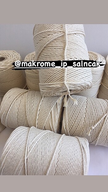  Beden 3mm 3büküm makrome ip
