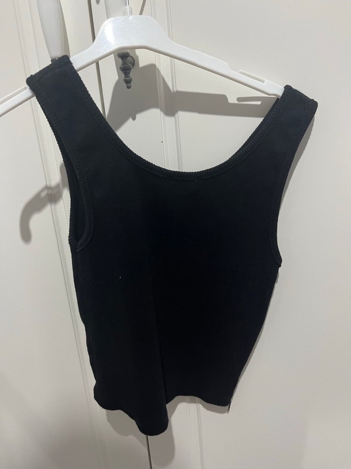 Siyah Kadın Kolsuz Atlet - Görsel 2