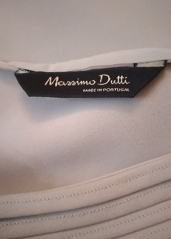 universal Beden Massimo Dutti marka MARKA PORTUGAL Bej Midi Kadın ELBİSE,