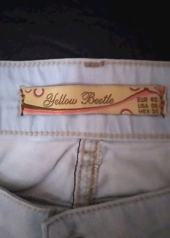 30 Beden Mavi rengi Kadın Denim Midi Boy Rahat Kesim Jean