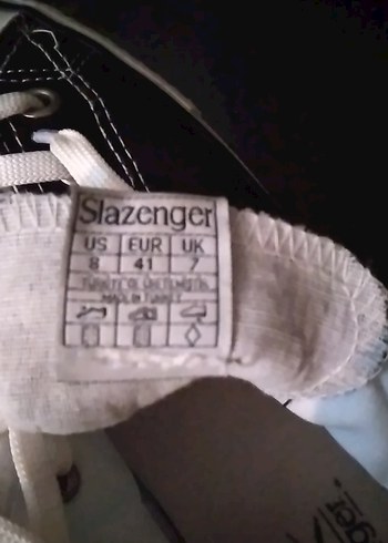 Slazenger MarkaSiyah Bağcıklı Spor Ayakkabı 41 Numarası - Görsel 4