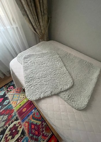 Gri Düz Banyo Paspası