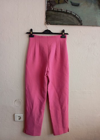 Zara ZARA Pembe Kadın Kumaş Pantolon