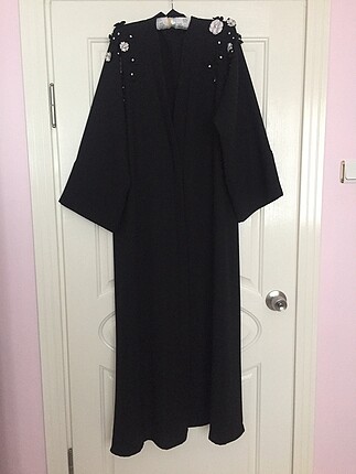 Yarasa Kol Kuşaklı Abaya
