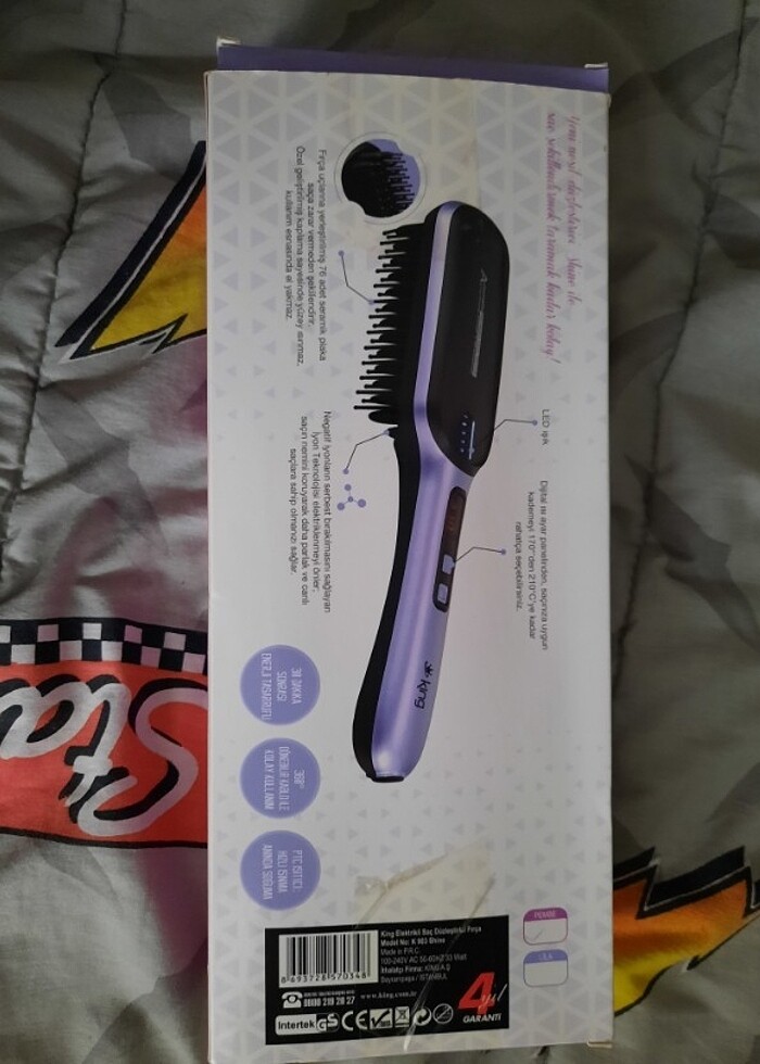 King saç şekillendirici tarak - Görsel 3