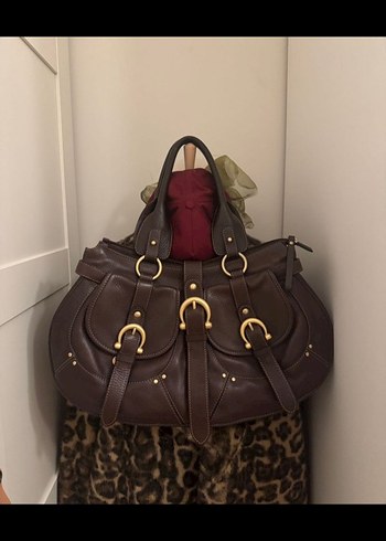 Coccinelle Kahverengi Deri Vintage Y2K Çanta