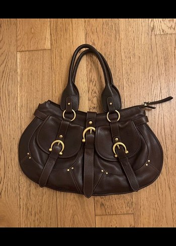 Coccinelle Coccinelle Kahverengi Deri Vintage Y2K Çanta