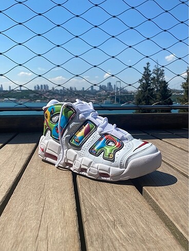 40 Beden beyaz Renk Nike air more uptempo