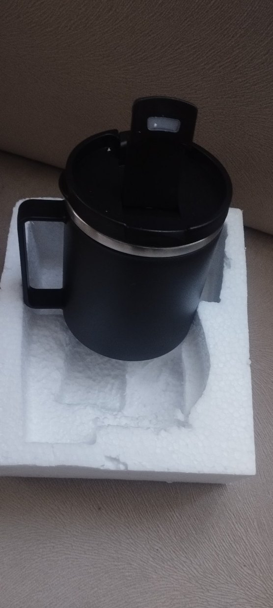 Siyah Termoslu Kupa - Görsel 4