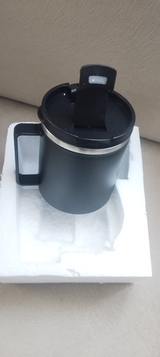Siyah Termoslu Kupa - Görsel 3