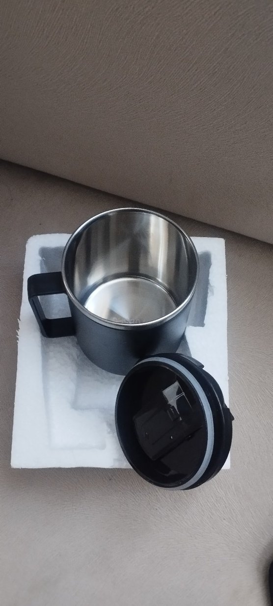 Siyah Termoslu Kupa - Görsel 2