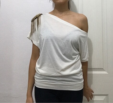 Düşük omuz bluz