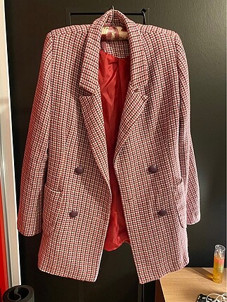 Pembe blazer ceket