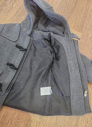 Erkek bebek kaşe mont - Görsel 5