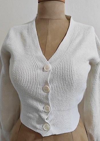xs Beden V yaka crop hırka