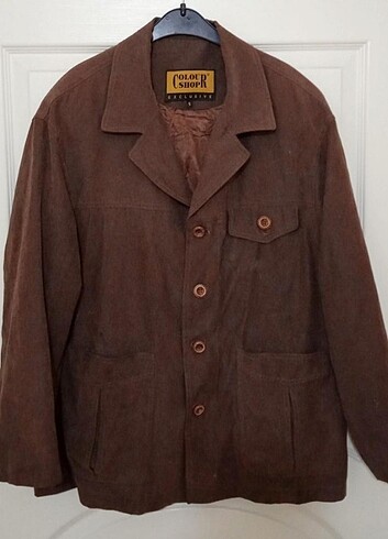 Vintage oversize süet ceket 