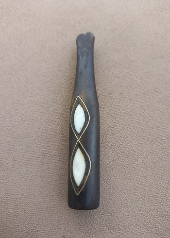 sedef cakim sari princ islemeli agizlik koleksiyonluk - Görsel 2