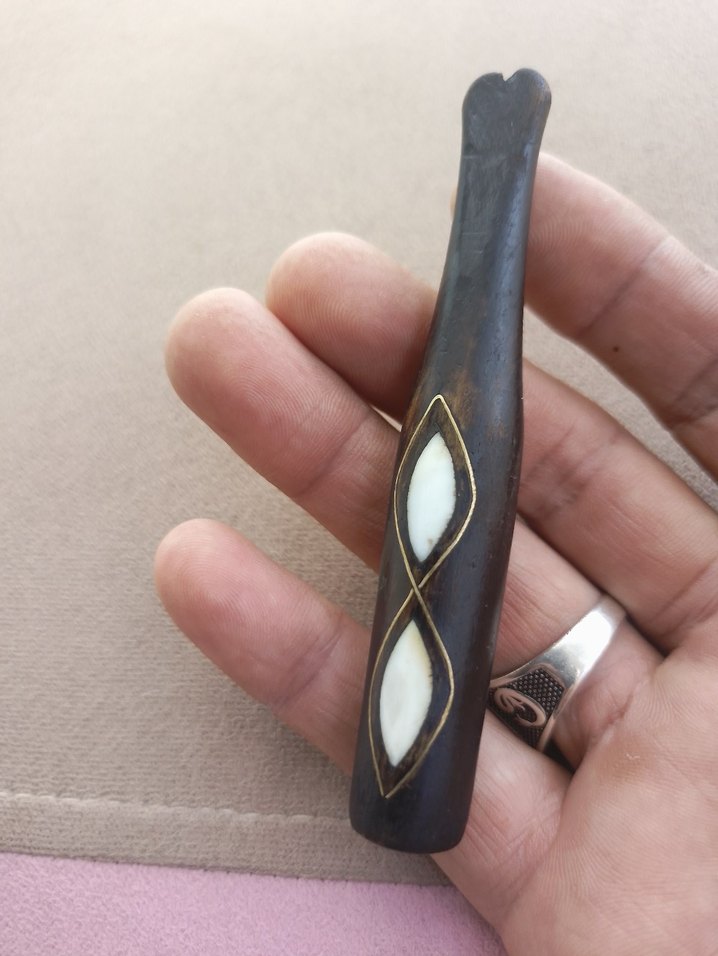 sedef cakim sari princ islemeli agizlik koleksiyonluk - Görsel 4