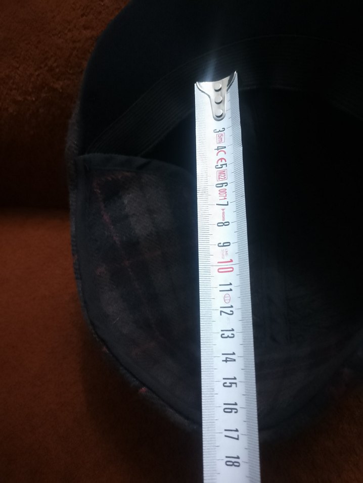 Gri Ekose Desenli Erkek Şapka S M uyumlu sifir sapka - Görsel 5