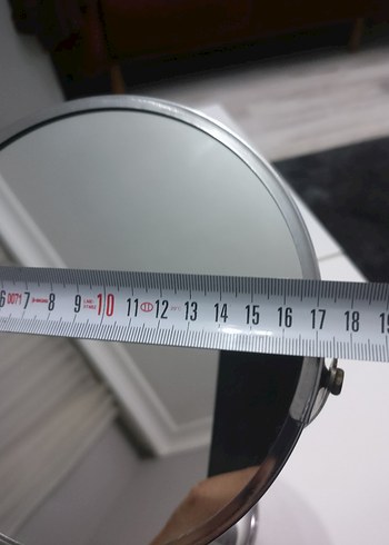 Gri Ayaklı Yuvarlak kas ve makyaj Aynası - Görsel 5