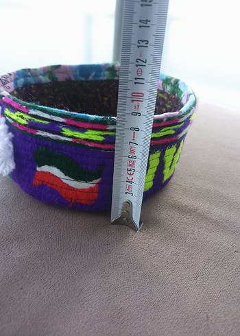 Renkli Bohem Erkek Şapka tajıkıstan el yapimi - Görsel 3