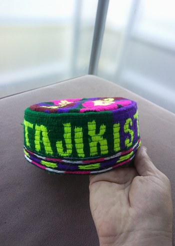 Renkli Bohem Erkek Şapka tajıkıstan el yapimi - Görsel 9