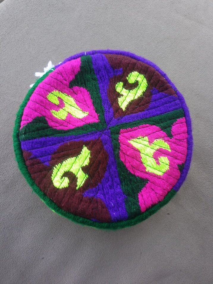 Renkli Bohem Erkek Şapka tajıkıstan el yapimi - Görsel 5