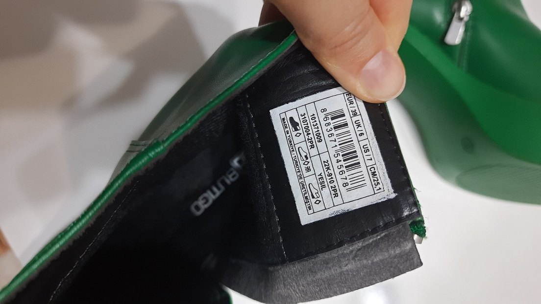 Yeşil Kadın Topuklu Bot - Görsel 4