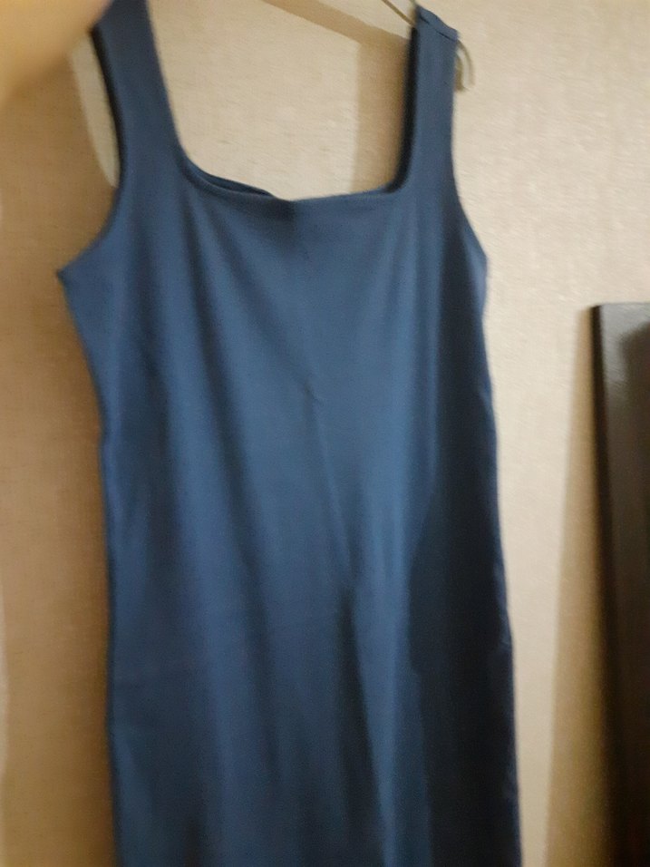 Mavi Kadın midi  Elbise - Görsel 2