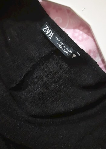 Zara Kadın Kısa Kollu bağlamalı bluz - Görsel 4