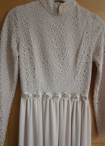 Abiye tesettür elbise - Görsel 3