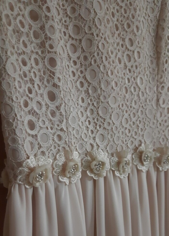 Abiye tesettür elbise - Görsel 4