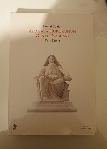 Anayasa hukukunun genel esasları ders kitabı