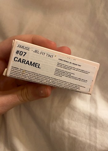 Amuse jelly gloss tint 07 caramel rengi - Görsel 3