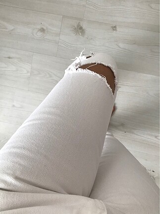 LC Waikiki Beyaz pantolon beyaz mom jean