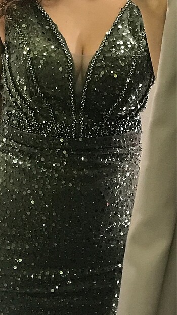 s Beden haki Renk Gece elbisesi abiye nişanlık