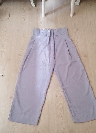 Lila hoş bol kesim pantolon 
