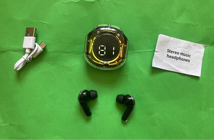 Sıfır Led göstergeli Bluetooth kulaklık