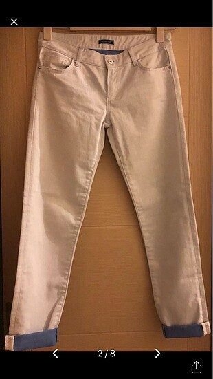 Massimo Dutti Beyaz pantolon