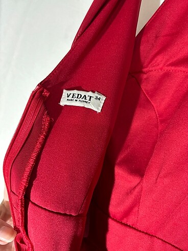 xs Beden bordo Renk Bordo abiye elbise